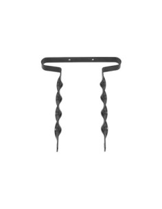 20 Lowrider Flat Twisted Bumper Front/Rear Black.